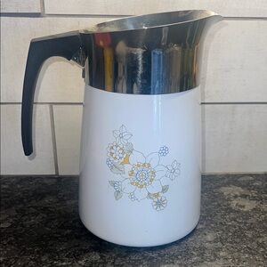 Corningware Floral Bouquet percolator pot only. 6 cup size.